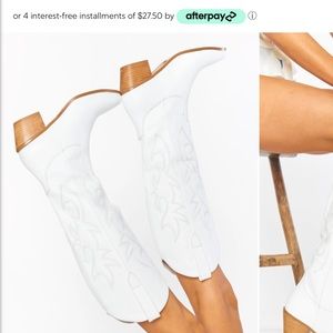 White Cowboy Boots